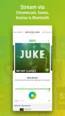 JUKE Podcasts, Radio & Music android App screenshot 1