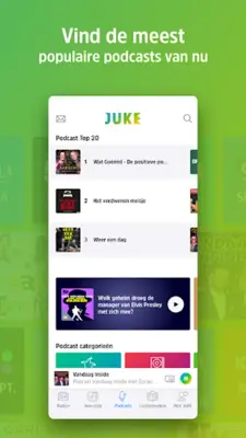 JUKE Podcasts, Radio & Music android App screenshot 2